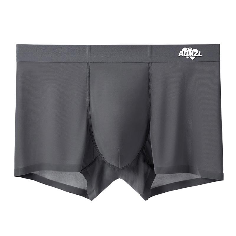 

Літні чоловічі труси Ice Silk, без слідів, світлі штани-маска, сексуальні чоловічі труси L