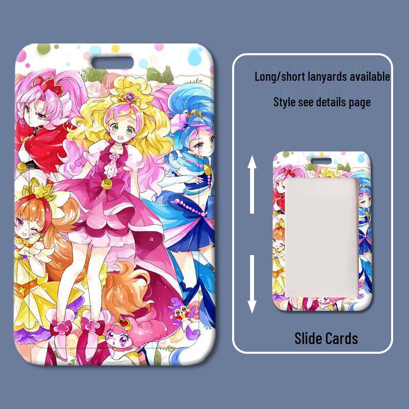 Pretty Cure Card Sleeves: Student Meal, School ID, Name & Access Card Holder