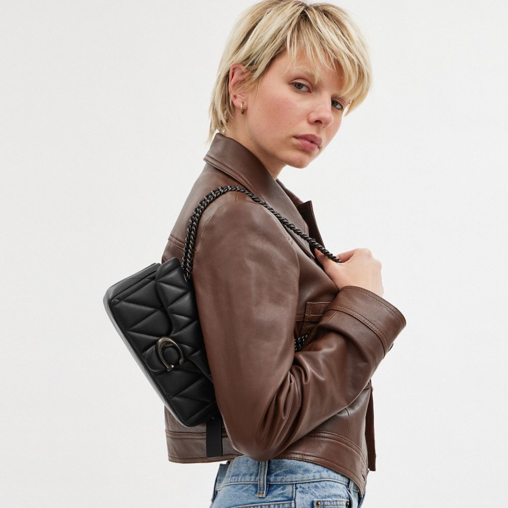 Coach Tabby Shoulder Bag 20 With Quilting Cp149 V5Blk