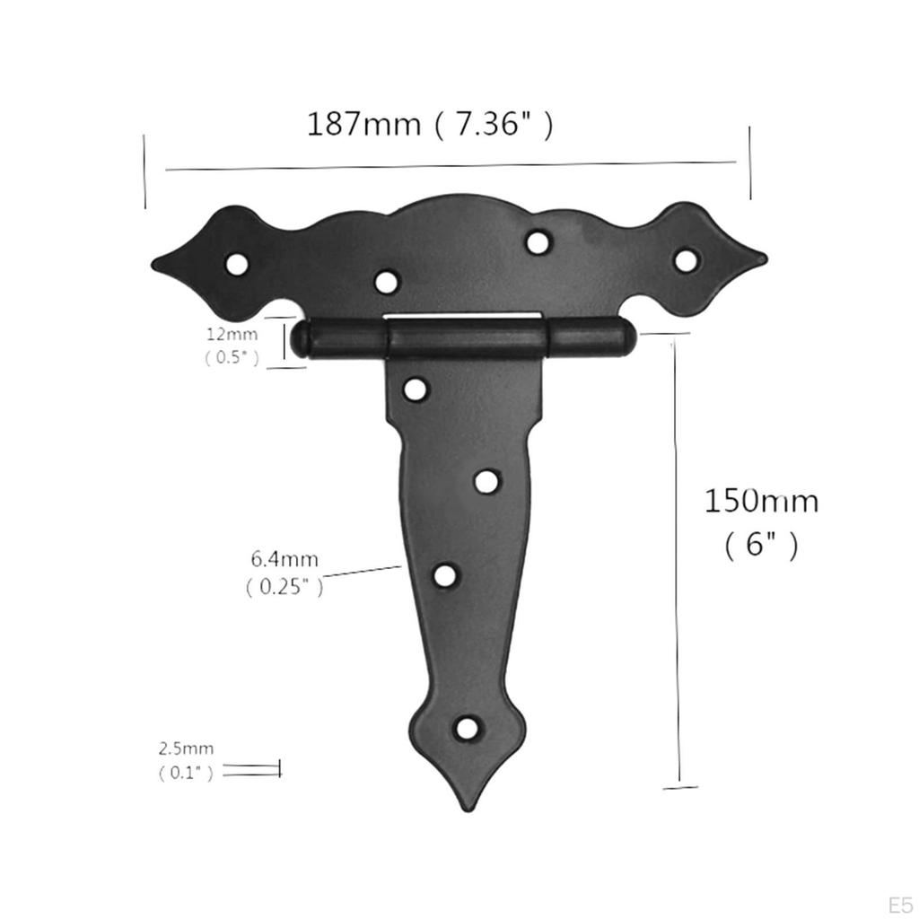 Door Hinges Heavy Duty Tee Residential for Wood Shutter Barn