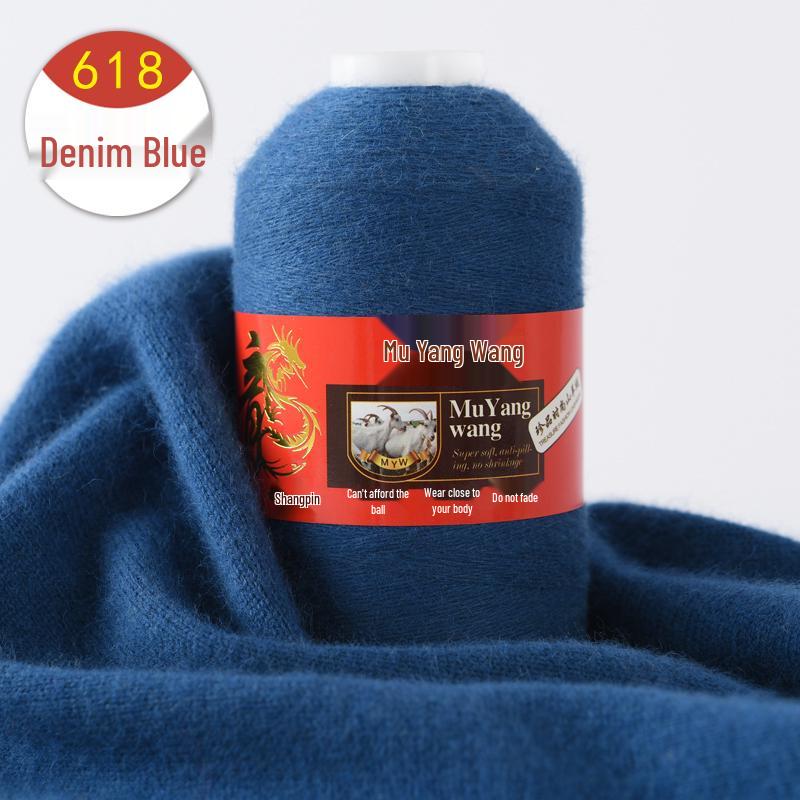 Pure Cashmere Machine-Knitted Medium-Fine Yarn for Hand-Knitting Scarves and Baby Items