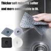 Not Clog Drain Guards Flexible Silicone Hair Catcher Reusable Strainer Odor Prevention Simple For Sink Shower Bathtubs