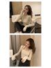 Stylish Women's U-Neck Long Sleeve Knit Sweater - Solid Color Autumn/Winter Top