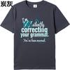 Unisex Summer For Him Tshirt Im Not Silently Correcting Your Grammar Youve Been Warned Short Sleeve Comfortable ONeck Top