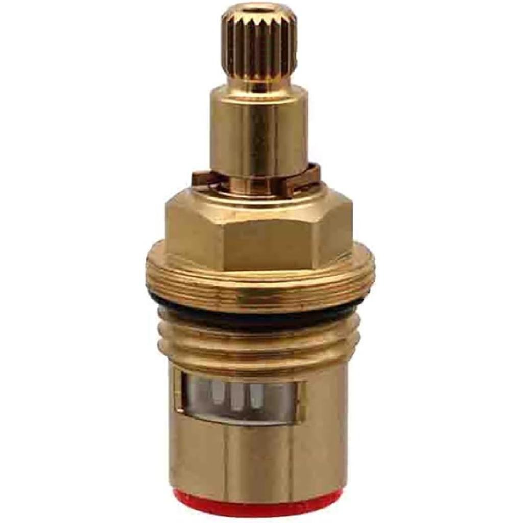 Mix Tap Inner Cartridge Replacement, Spare Valves, Tap Valves, Brass Ceramic Disc Cartridges Insert Faucet Valve Quarter Turn 1/2" Ceramic Tap Valves