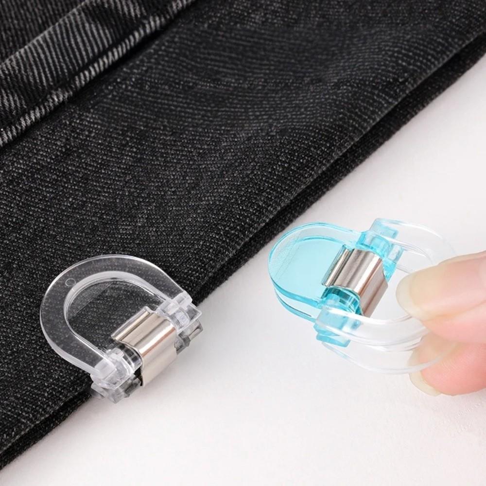 4PCS Non-slip Leg Shortening Clip Multi-functional Page Support Clips  for Shortening Trouser Legs