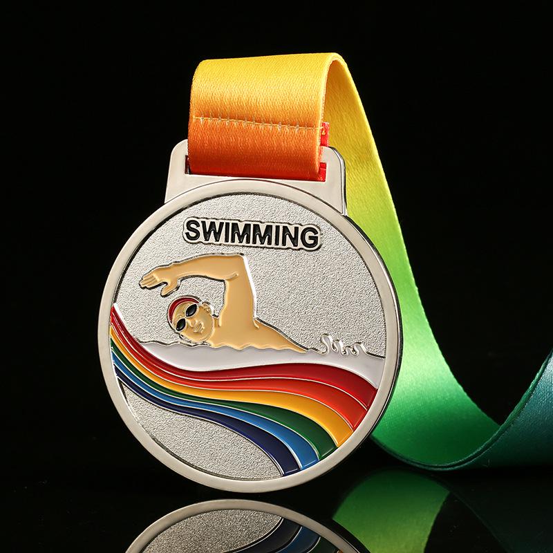 

Custom Children s Metal Medals for Marathons, Skating, Swimming, Badminton - Commemorative Hanging Tags