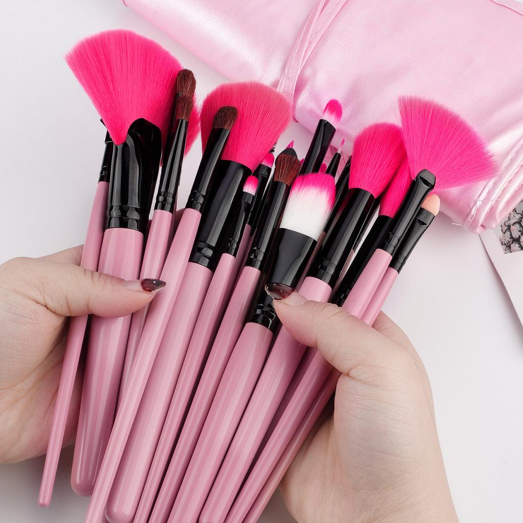 24 New Makeup Brushes Set Soft Hair Loose Powder Highlighter Blush Brushes Eyeshadow Brushes Complete Set of Beauty Tools