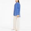 Polo Ralph Lauren SS23 Plaid Color Block Long Sleeve Shirt Women Shirts Blue 211892369-002