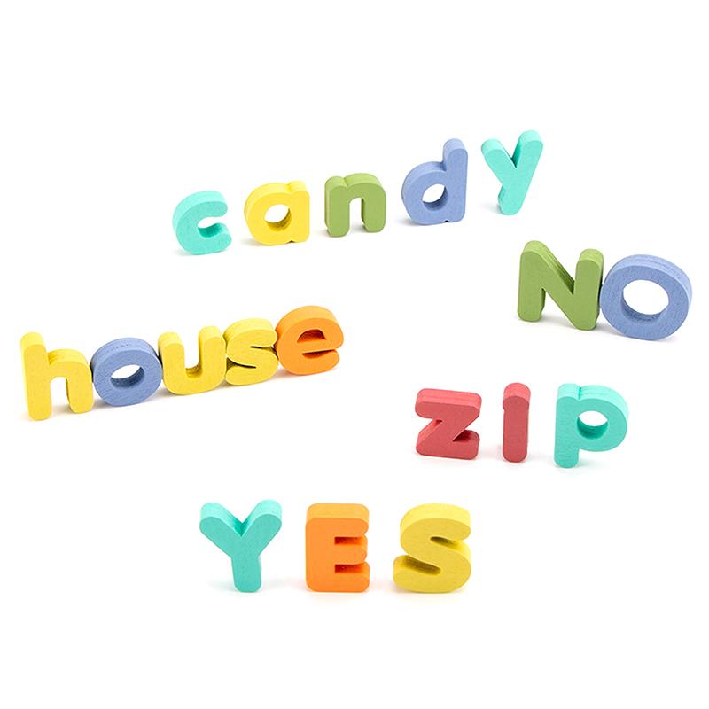 Wooden Educational Abc Puzzle Upper Case And Lower Case Letters For Birthday Gifts Boys Girls Family Game Children Preschoolers