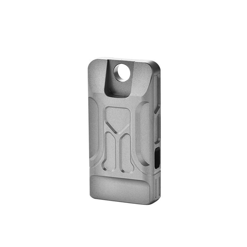Titanium Survival Whistle EDC Tool Double Tube High Decibel Outdoor Emergency Signal Camping Hiking