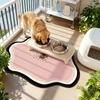 Dog Diatom Mud Mat Non-Slip Waterproof  Dog Feeding Pad Home Pet Feeding Mat Cute Shape Cat Dog Fed Cushion Quick-drying