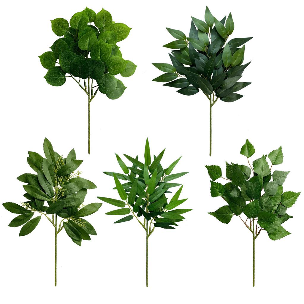 Artificial Eucalyptus Leaves Bendable Stem Greenery for Table Centerpiece Floral Arrangement
