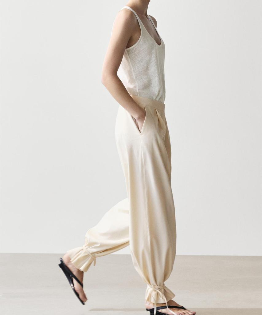 Masimodutti Fluid Barrel Fit Pants