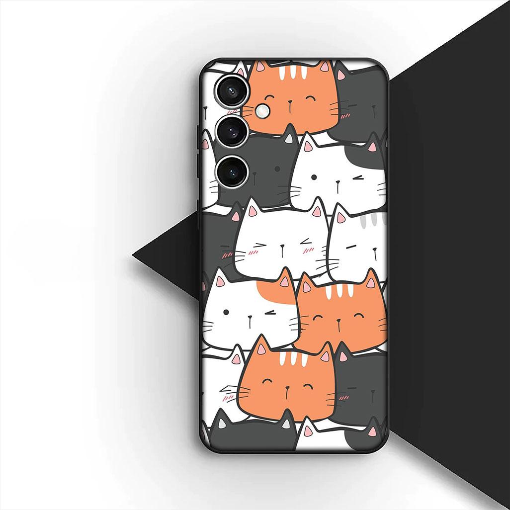 

Protective Cover for Xiaomi Poco C75 C65 C85 X7 X6 M8 F7 F8 Ultra F6 Pro Casing Phone Case Anime Kitten Cat Cartoon Poco M8 Pro