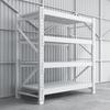ZEYAO Heavy-Duty 4-Tier Warehouse Storage Rack
