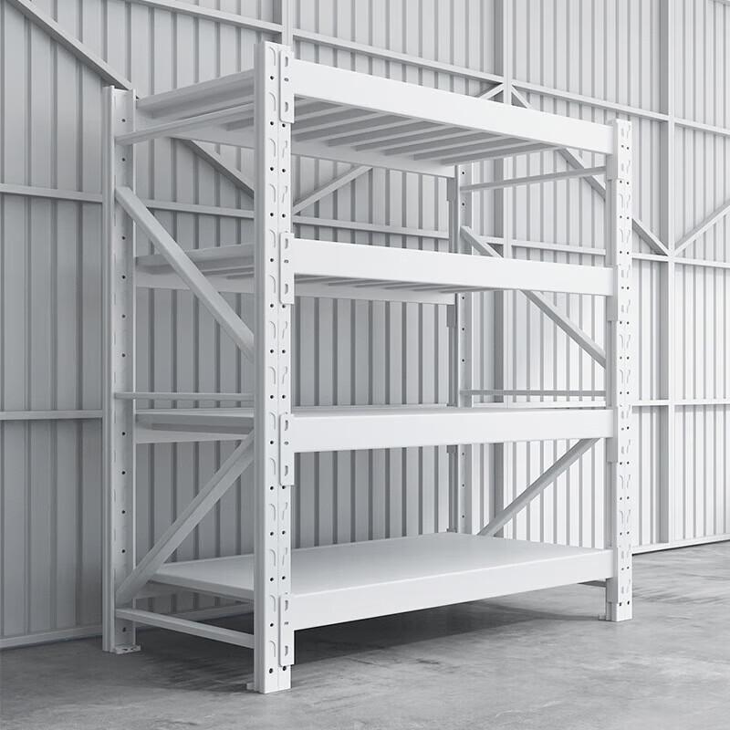 ZEYAO Heavy-Duty 4-Tier Warehouse Storage Rack