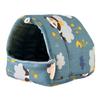 Hamster House Guinea Pig Nest Small Animal Sleeping Bed Winter Warm Cotton Mat Soft Rodent Guinea Pig Rat Squirrel Bed Cages