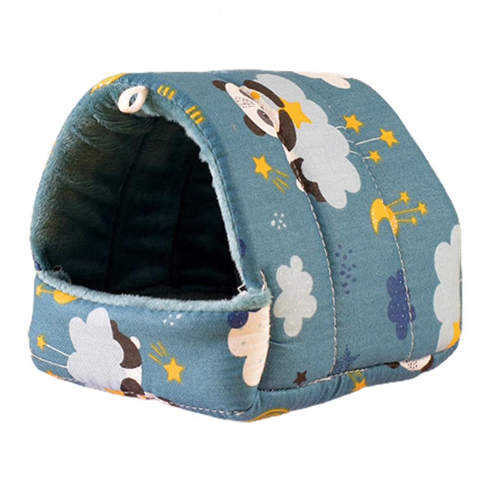 Hamster House Guinea Pig Nest Small Animal Sleeping Bed Winter Warm Cotton Mat Soft Rodent Guinea Pig Rat Squirrel Bed Cages