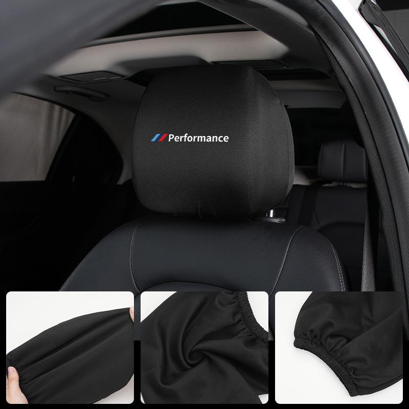 2025 Heiß Für BMW Performance Auto Kopfstütze Staubschutz Sitzkappe Universal All-Inclusive Kopfstützenkissenbezug Autozubehör