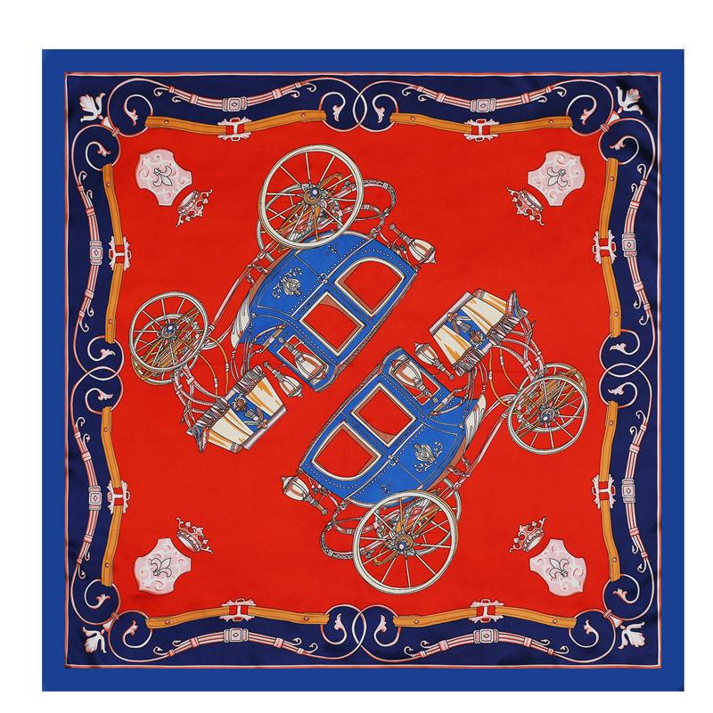 

90 * 90 см новый шелковый шарф женский весенне-летний декоративный шарф солнцезащитный дорожный платок осенне-зимний шарф тонкий выпуск 90*90cm