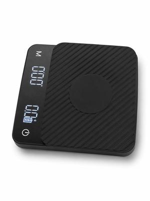 Coffee Digital Scale with Timer Up To 3kg Kitchen LED Tare Silicone Mat for and Hot [SYOKI] Scale, 0.1g Increments, High-precision Function, Type-C