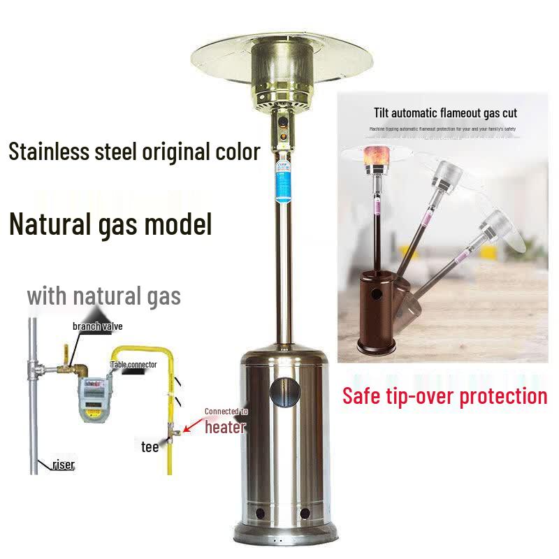 Lijietuo Stainless Steel Natural Gas Patio Heater