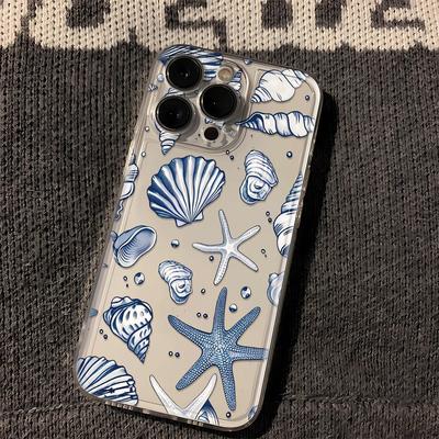 Marine Organism Phone Case For IPhone 16 16E 15 14 13 Pro Max Case For IPhone 11 12 XS XR 7 8 Plus Cover Funda Bumber Coque