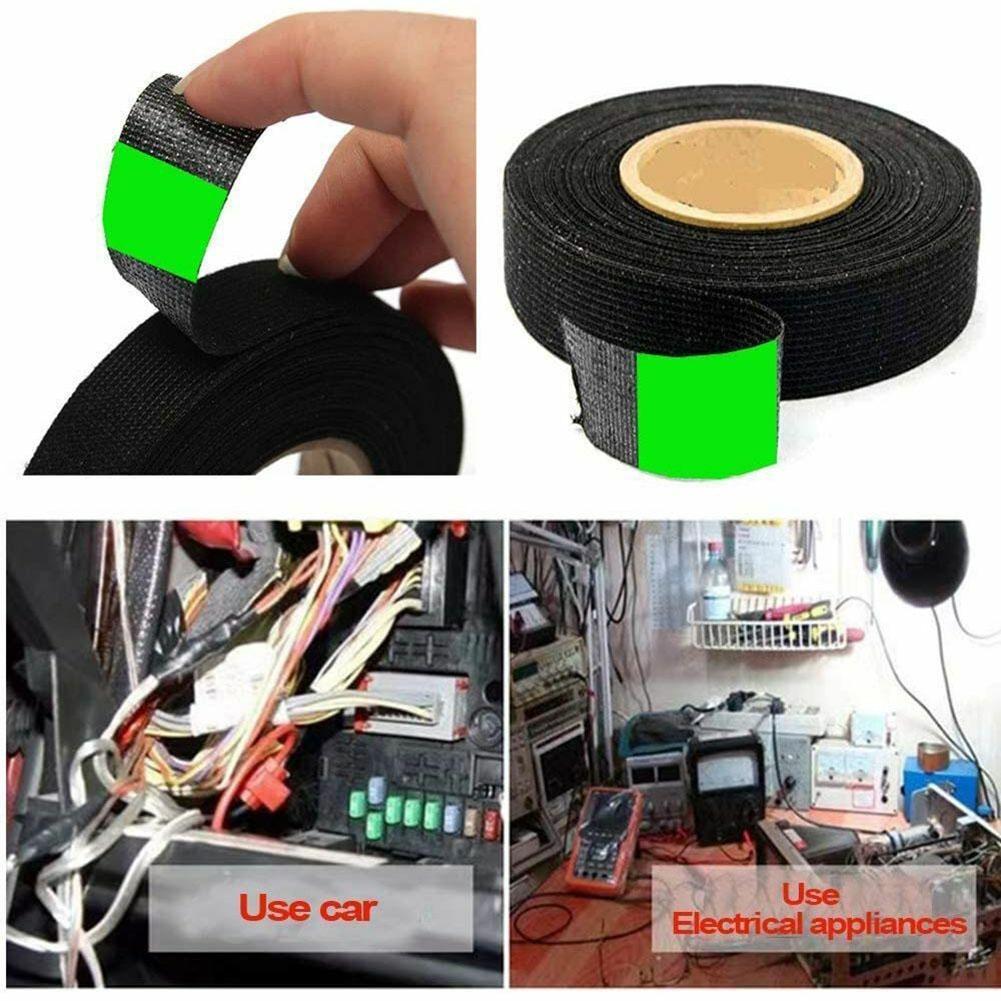 15M 9MM Heat-resistant High Quality Fabric Tape For Automotive Cable Wiring
