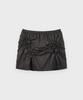 Sinun Flower Scrunch Skirt (Dark Gray)
