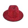 Fedoras Rhinestone Fedora Hat for Women Gemstone Fedoras Jazz Top Hat Winter Handmade Performance Hat Party Hat Jackson Hats
