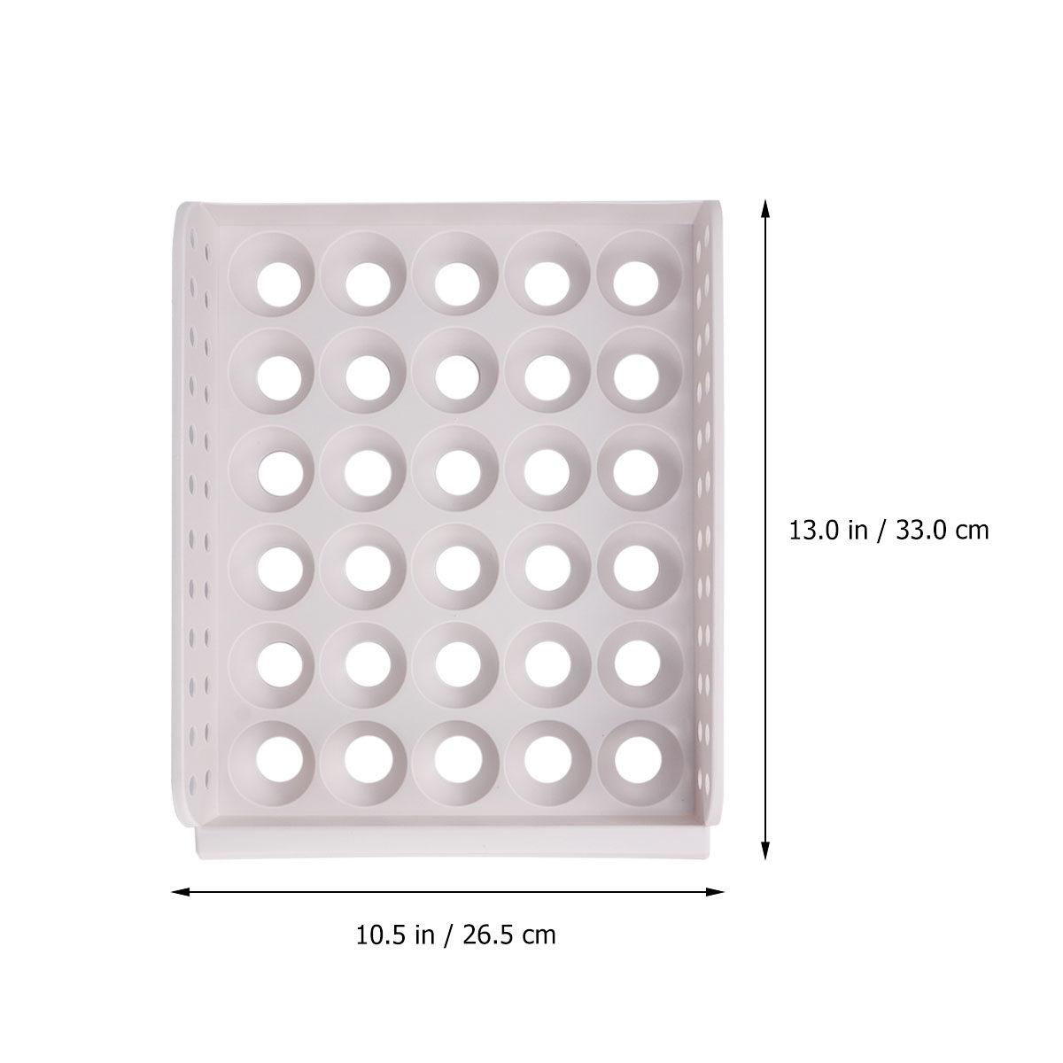 Food Grade Plastic Stackable Egg Box 30 Capacity Refrigerator Egg Storage Organizer Space Saving Kitchen Freezer Drawer Tray