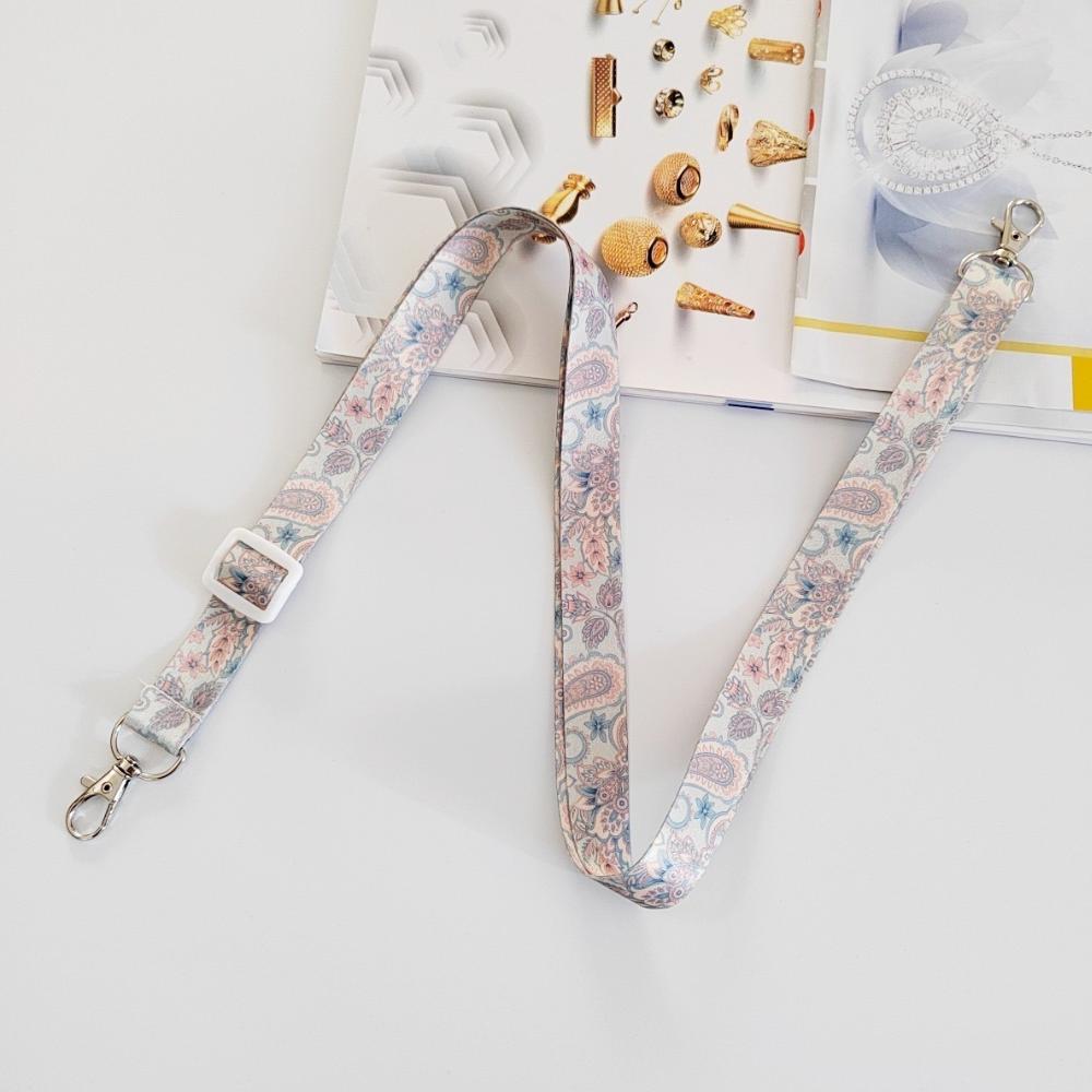 Multiple Mosaic pattern mobile phone rope small fresh adjustable lanyard Camera mobile phone documentation bag lanyard accessories