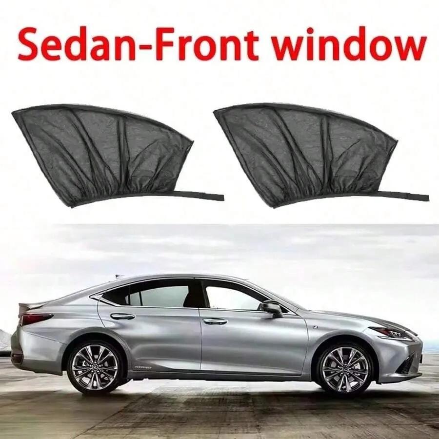 Car Window Mosquito Screen and Sunshade - Heat Insulation, Ventilation, Insect Protection Cover