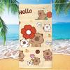 Capybara Quick-Dry Absorbent Beach Towel