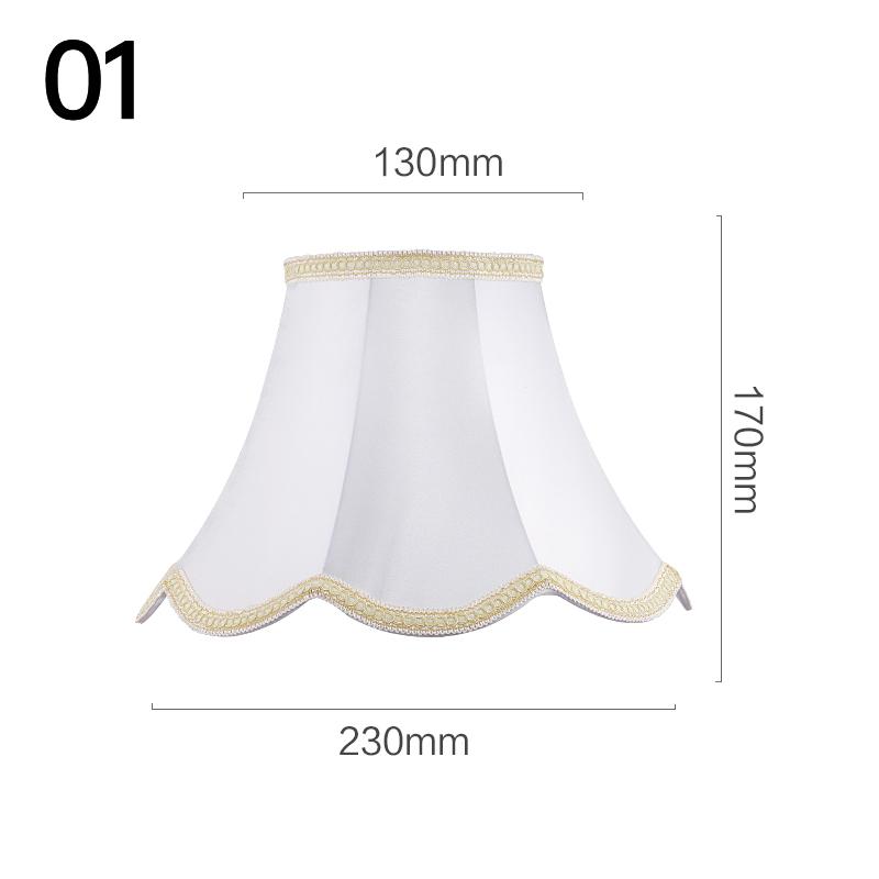 Европейский стиль Ретро абажур E27 Тканевый абажур для лампы Спальня Прикроватная тумбочка Абажур Домашний Отель Торшер Настенный светильник Чехол