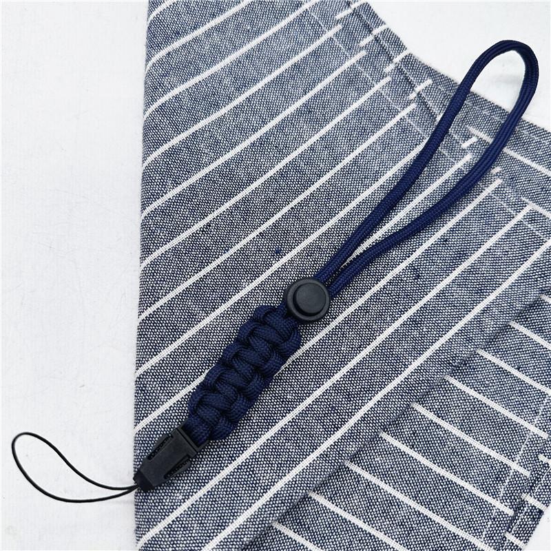 Handy-Seil Paracord Schlüsselanhänger Militärisches geflochtenes Nylon-Lanyard Kunststoffschnalle Hochfeste Fallschirmschnur Karabiner Handgefertigtes Geschenk