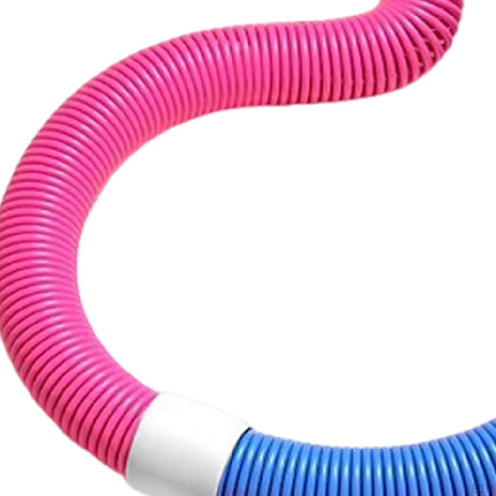 Adjustable And Multifunctional Fitness Hoop, Weighted Abdomen Soft Spring Circle for Indoor