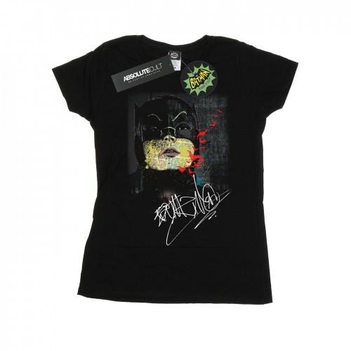 DC Comics Womens/Ladies Batman TV Series Signature Cotton T-Shirt