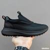 Men's Shoes Black Men's Sports Shoes Breathable Soft Sole Fashion Thick Sole Wear-resistant Casual Shoes Trendy Men's Shoes