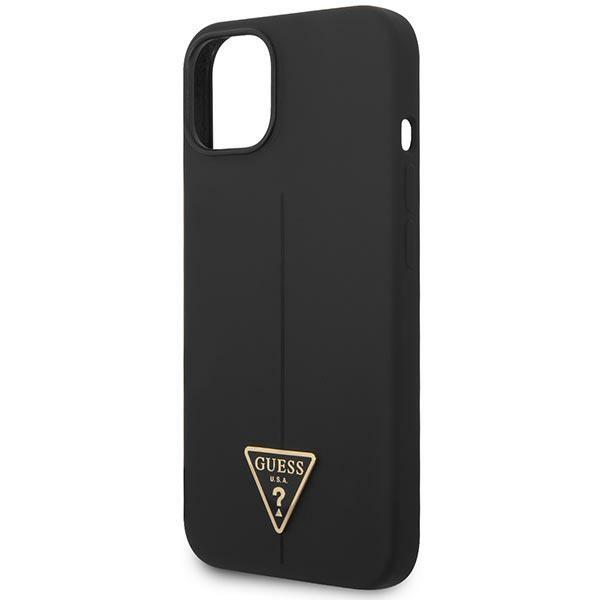 Guess Guhcp14Msltgk Iphone 14 Plus / 15 Plus 6.7 Czarny/Black Hardcase Silicone Triangle