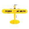FX-803 2.4G 2CH 380mm Wingspan Remote Control Glider Fixed Wing RC Airplane Aircraft for Kids Beginners