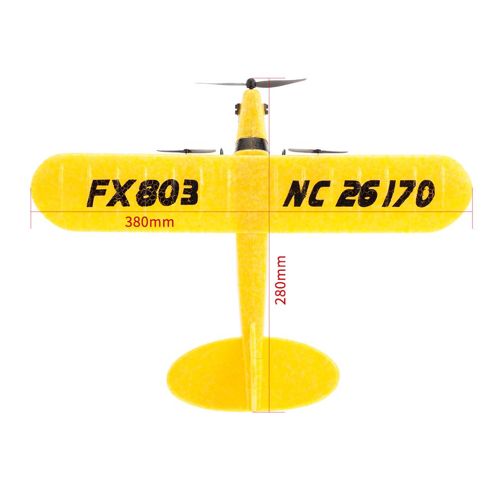 FX-803 2.4G 2CH 380mm Wingspan Remote Control Glider Fixed Wing RC Airplane Aircraft for Kids Beginners