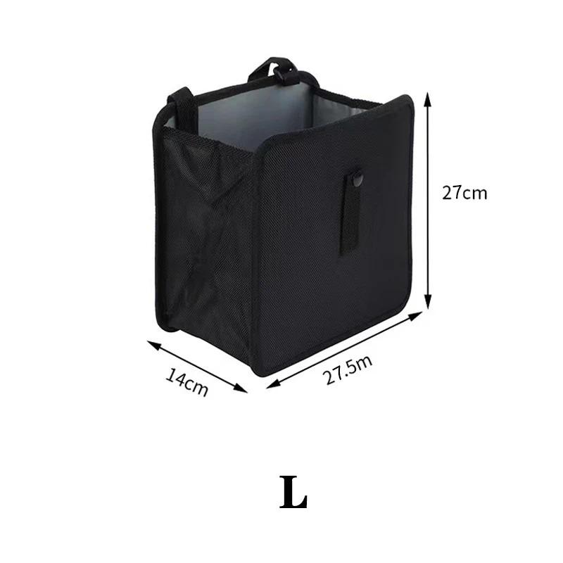 Portable Car Trash Can Waterproof Hanging Mesh Pocket Storage Bag for Car Rear Seats Easy-to-Clean Car Interior Organizer