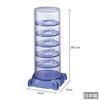 Collector Tower G Watch Display Case, Blue, Made In Japan, Holds 5 Watches, Opens Front, 155226