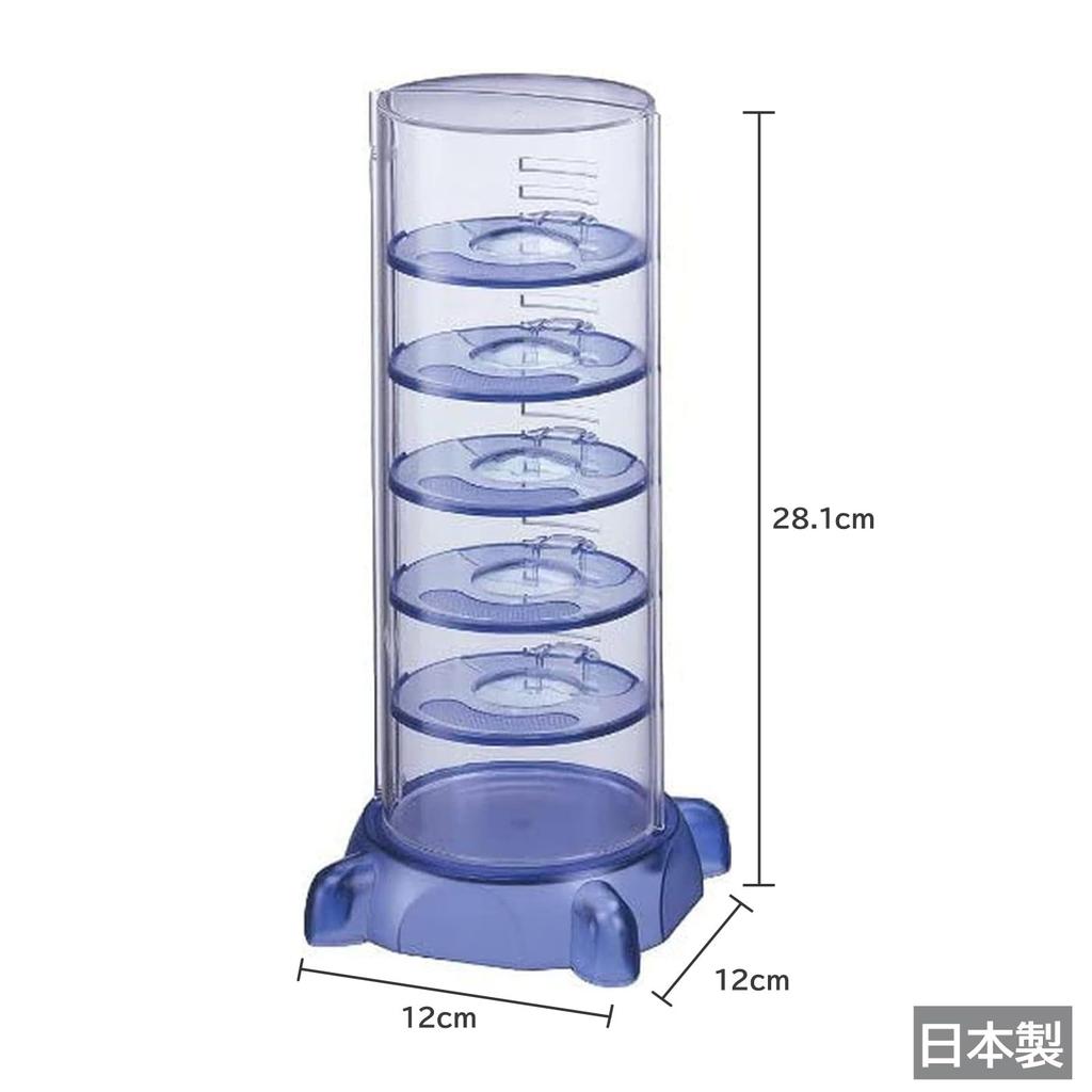 Collector Tower G Watch Display Case, Blue, Made In Japan, Holds 5 Watches, Opens Front, 155226