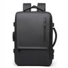 Unisex Large Capacity Oxford Backpack with Top Handle and Adjustable Straps for Commute and Travel