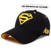 Street superhero embroidered duckbill cap with adjustable sun visor accessories, fashionable hip-hop fashion baseball cap
