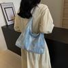 Popular Denim Women's Bags New Casual Simple Large Capacity Shoulder Underarm Bag Portable Tote Bag