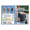 GEX Hundewagen Smart Handy Safty Denim Muster 49 x x 95cm 3 Räder Tragfähigkeit 12kg Kleines Wenden möglich 81.5